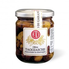 Olive taggiasche denocciolate in Extravergine